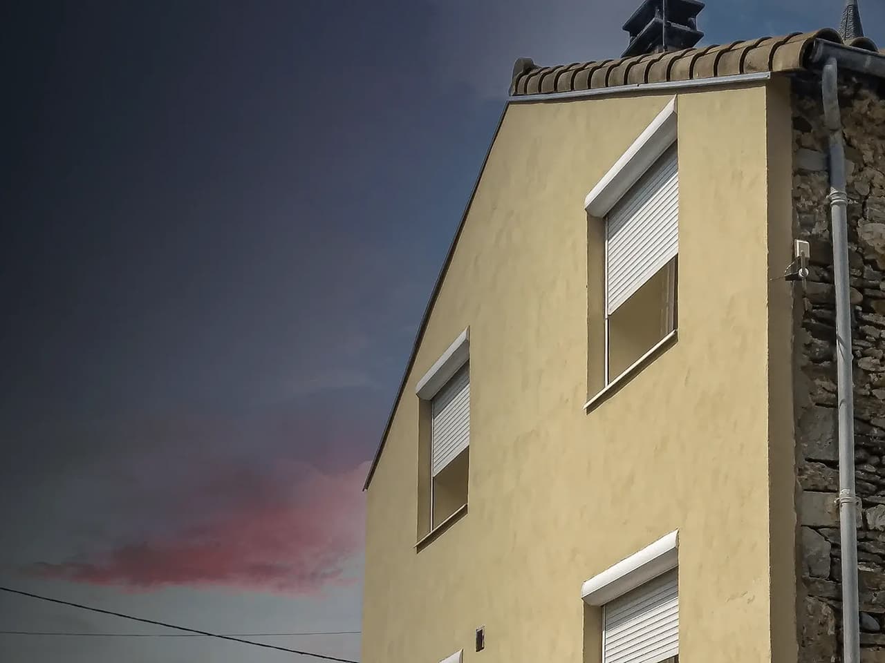 isolation thermique extérieure - façade en pierre