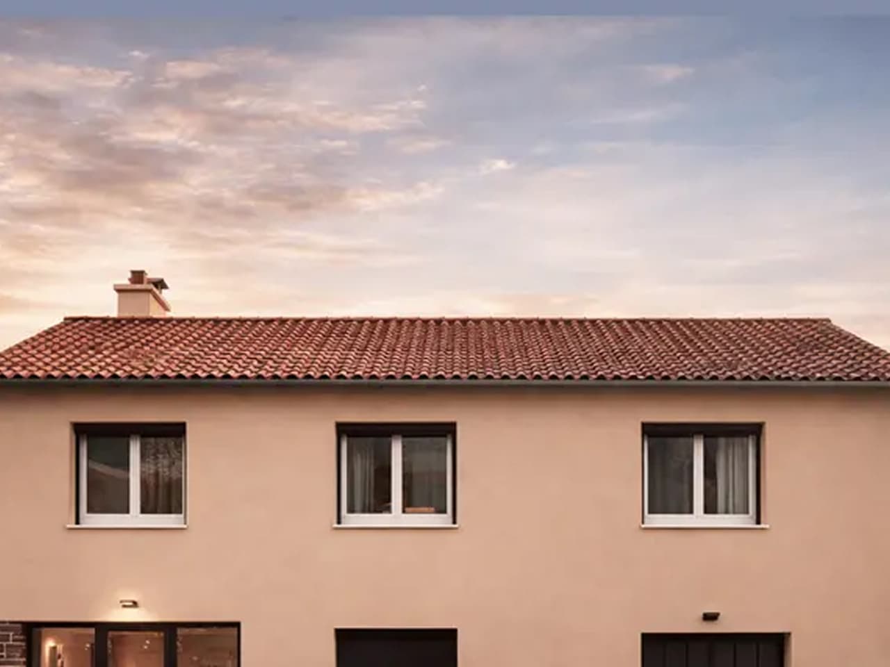 isolation thermique extérieure - zone pavillonaire