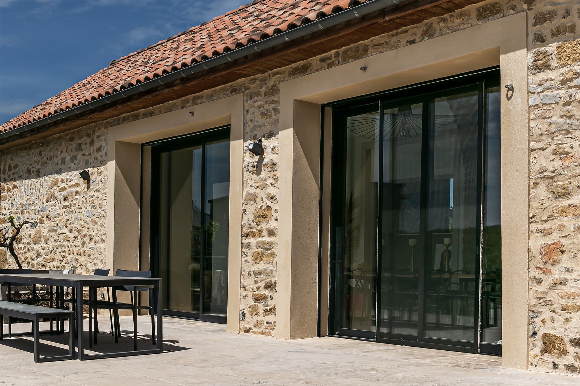 travaux de maçonnerie - Rejointoiement de façade en pierre - Saint-Rome-De-Cernon